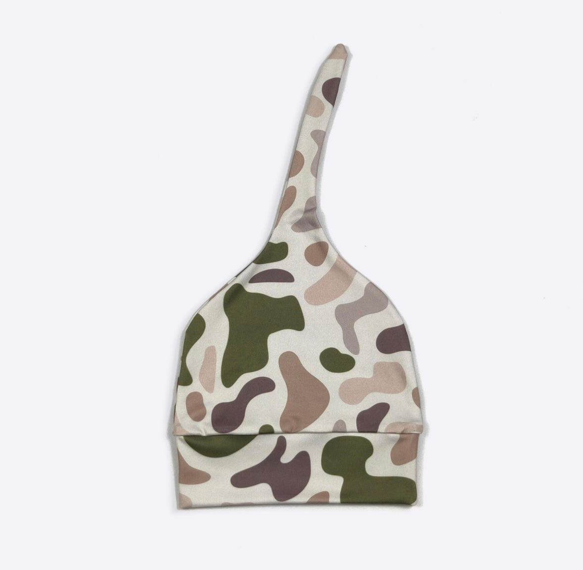 Clothing for Baby boy - Outdoor Camo Baby Knotted Gown, Newborn - 6 months ( with hat )