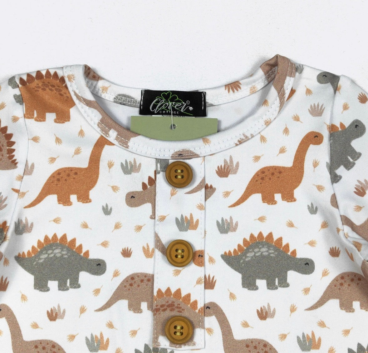 Clothing for Baby Boy - Dino Dreams Knotted Gown