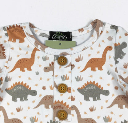 Clothing for Baby Boy - Dino Dreams Knotted Gown