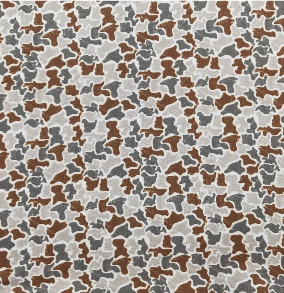 Clothing for Baby Boy - Distressed Camo Boy Collar Shirt