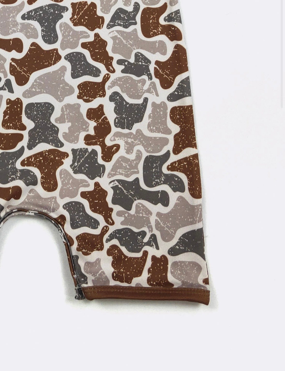 Clothing for Baby Boy - Distressed Camo Boy Romper
