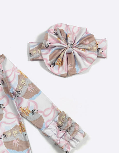 Clothing for Baby Girl - Coquette Noah Baby Gown fits Newborn to 3 Months