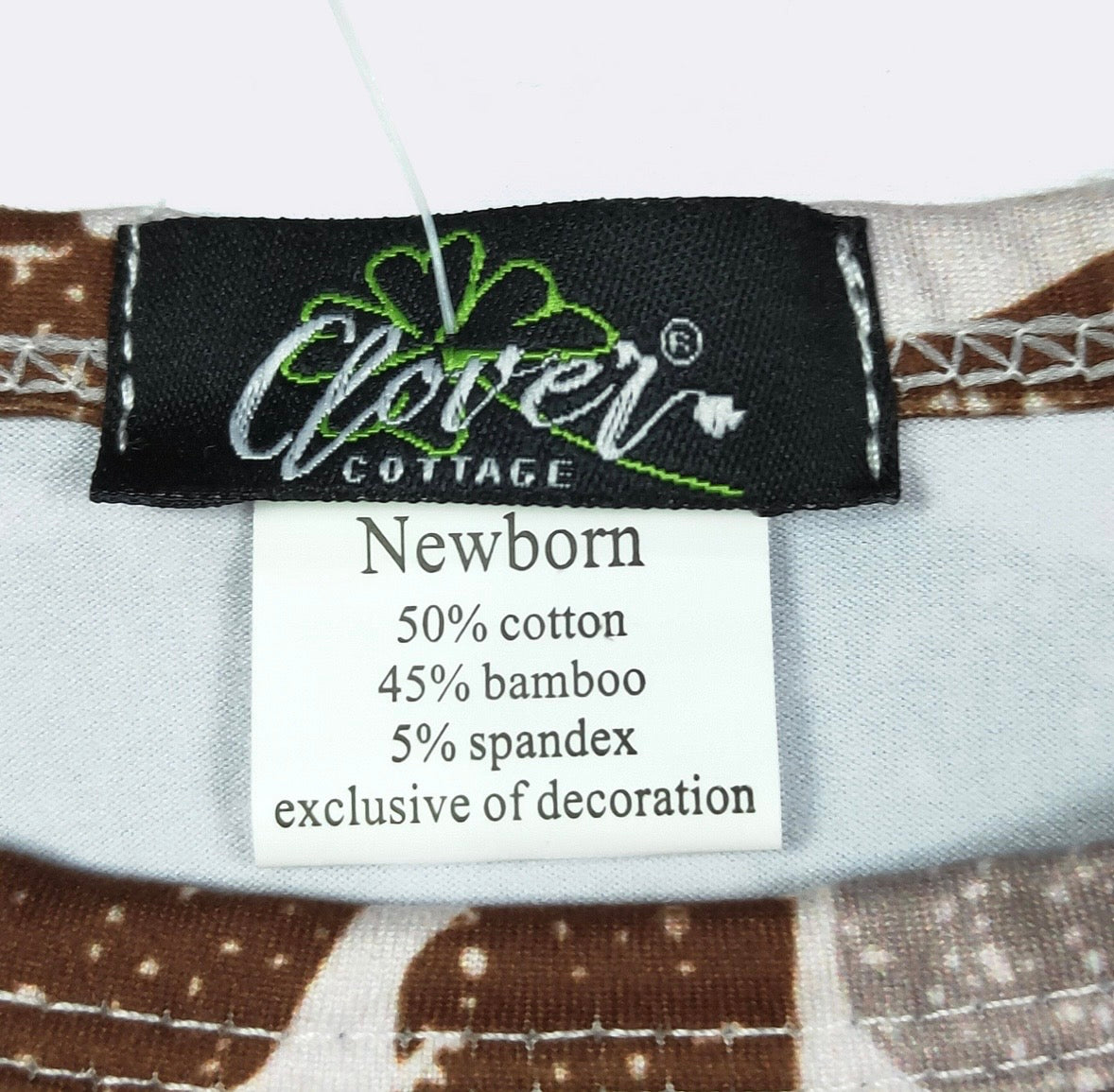 Clothing for Baby Boy - Distressed Camo Knotted Gown