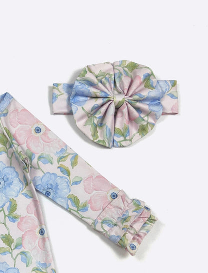 Clothing for Baby Girl - Cotton Candy Poppy Baby Gown fits Newborn to 3 Months