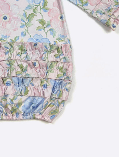 Clothing for Baby Girl - Cotton Candy Poppy Baby Gown fits Newborn to 3 Months