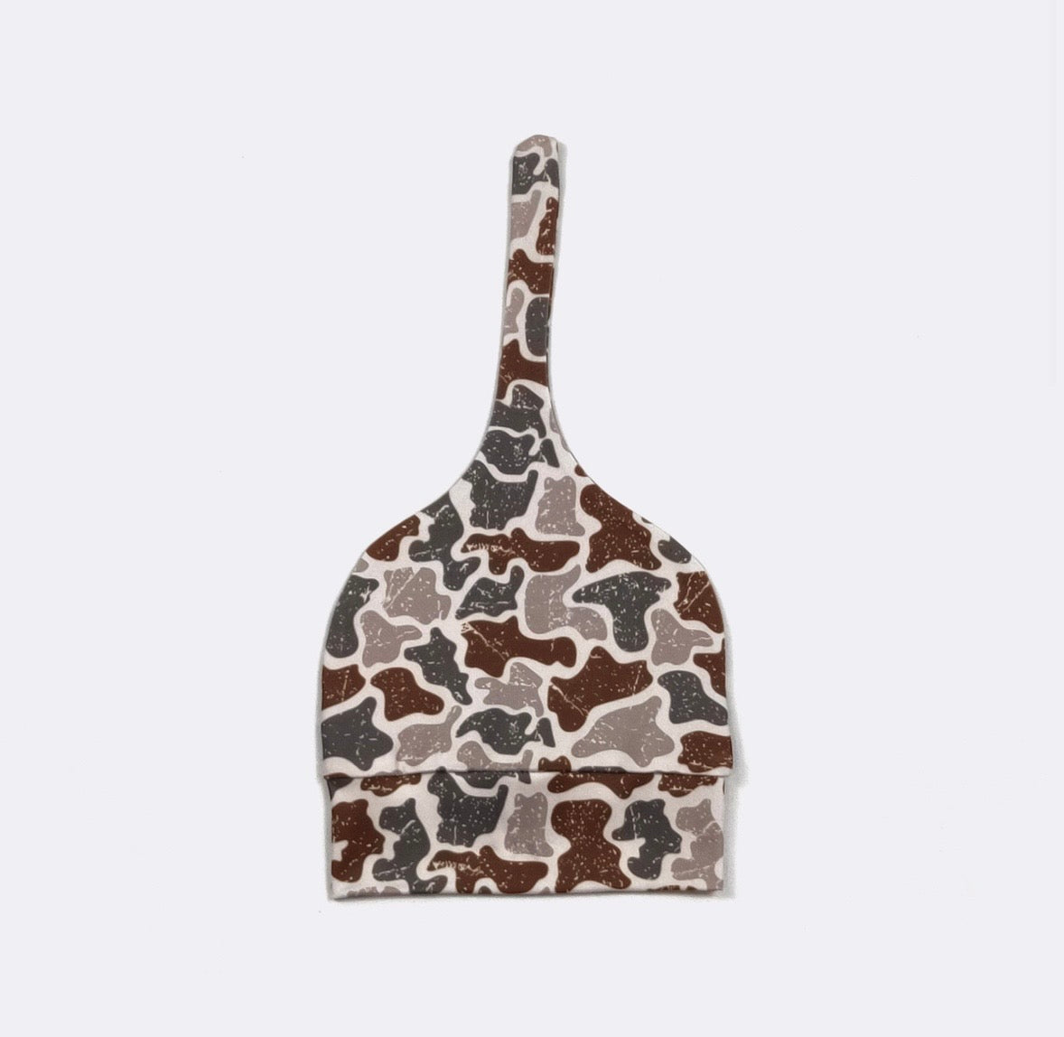 Clothing for Baby Boy - Distressed Camo Knotted Gown