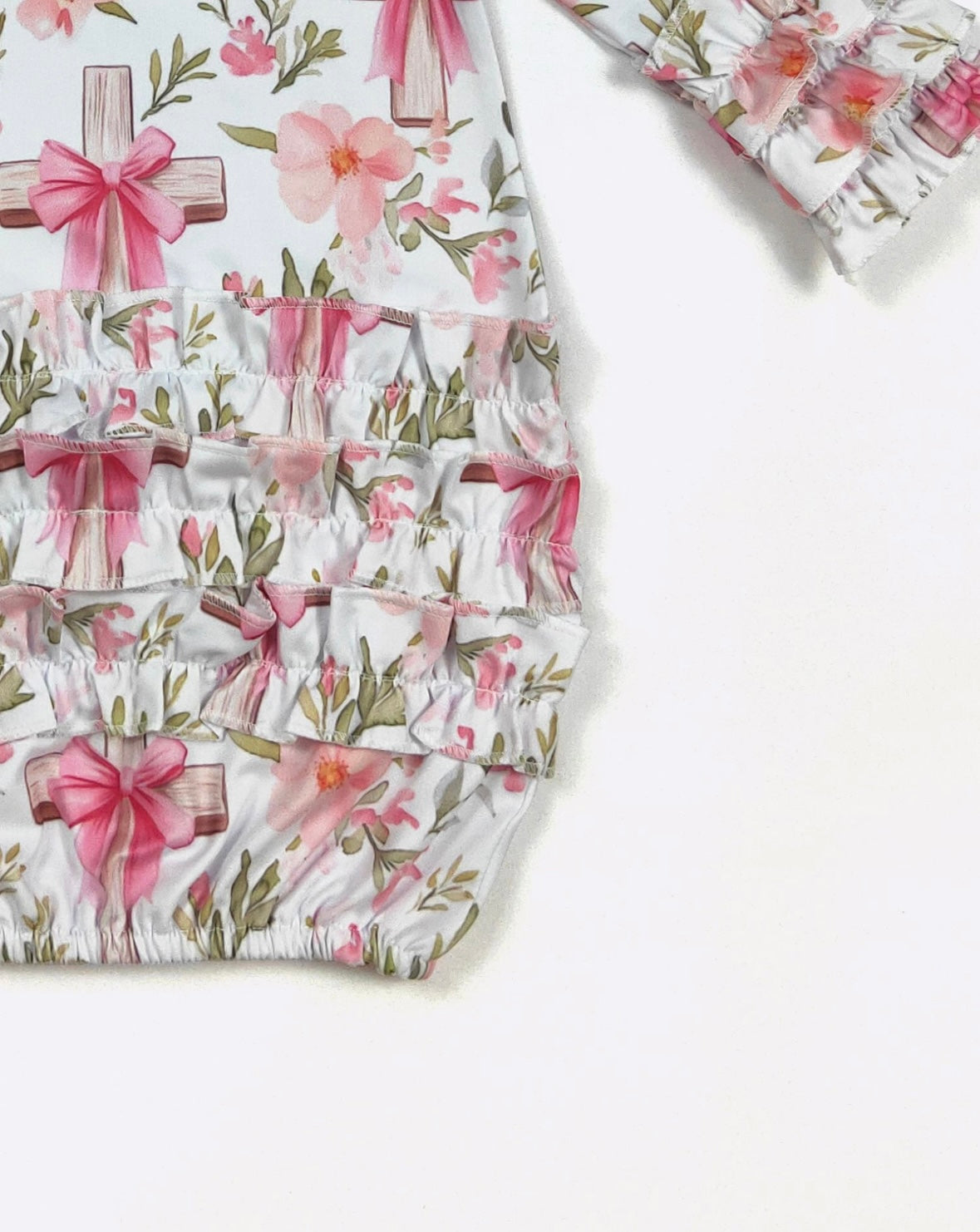 Clothing for Baby Girl - Faith N Floral Baby Gown fits Newborn to 3 Months