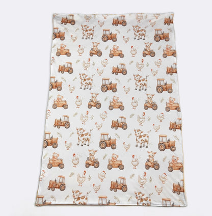 Baby Blanket - Farm Ride