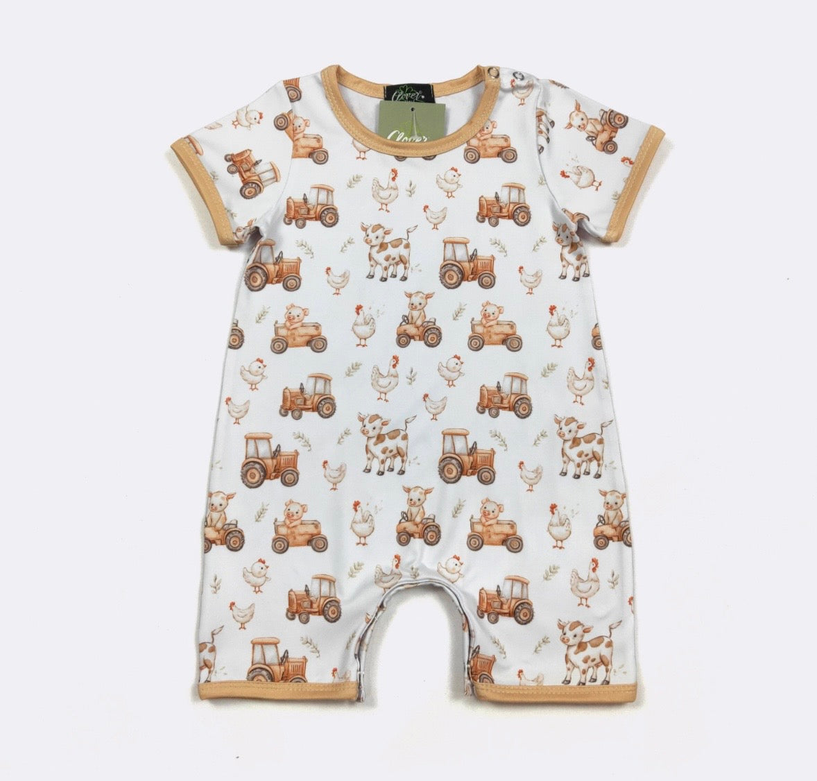 Clothing for Baby Boy - Farm Ride Boy Romper