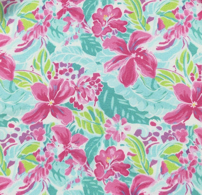 Clothing for Baby Girl - Fuchsia Tropics Baby Gown