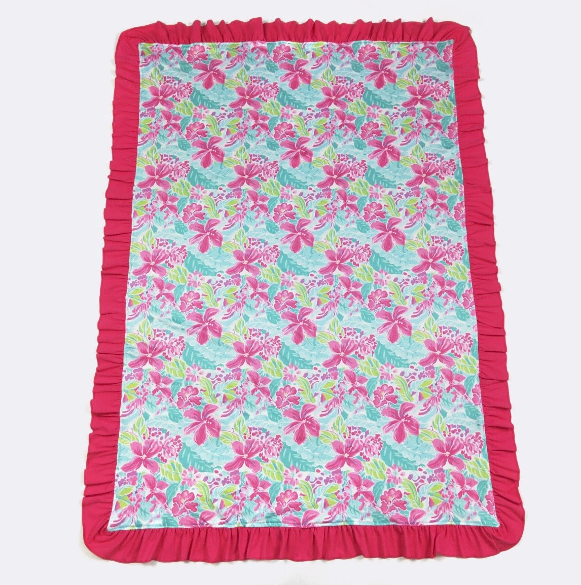 Baby Blanket - Fuchsia Tropics