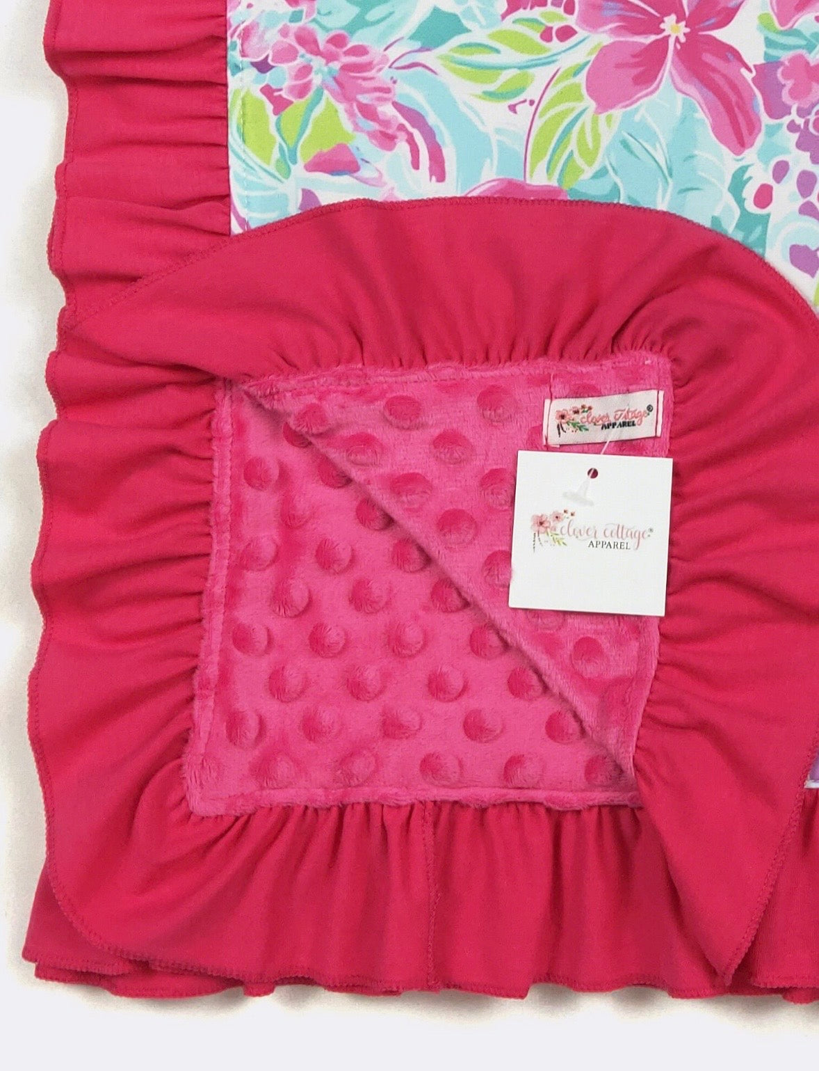 Baby Blanket - Fuchsia Tropics