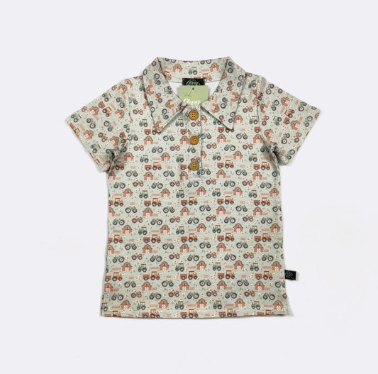 Clothing for Baby Boy - Green Gander Boy Collar Shirt