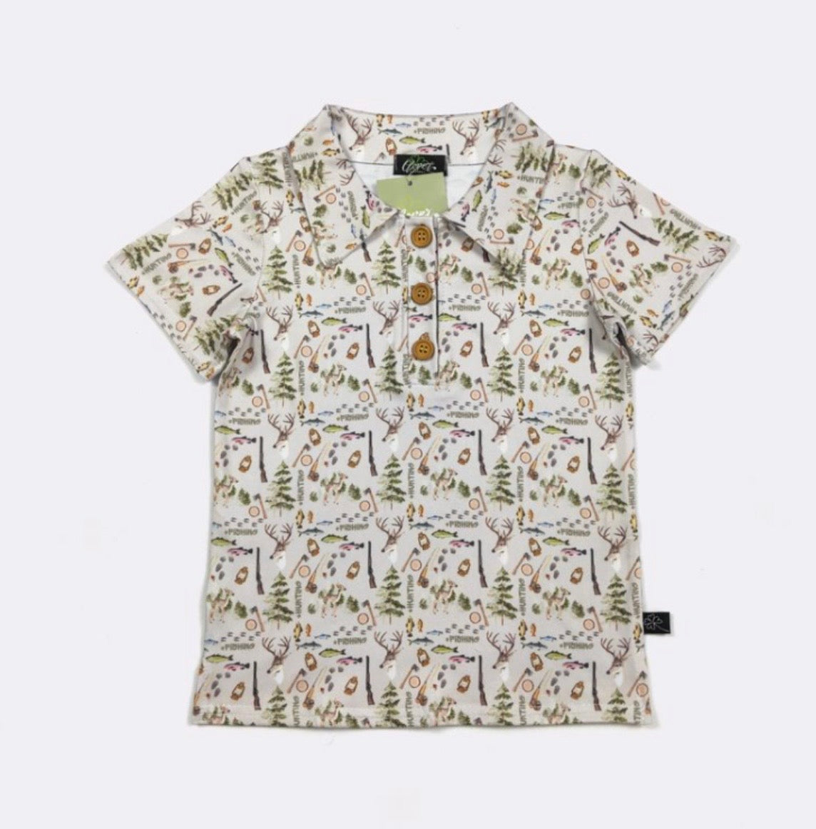 Clothing for Baby Boy - Hunting & Fishing Boy Collar Shirt