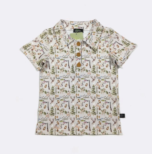 Clothing for Baby Boy - Hunting & Fishing Boy Collar Shirt