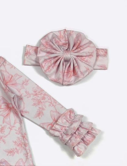 Clothing for Baby Girl - Rouge Waverly Baby Gown fits Newborn to 3 Months