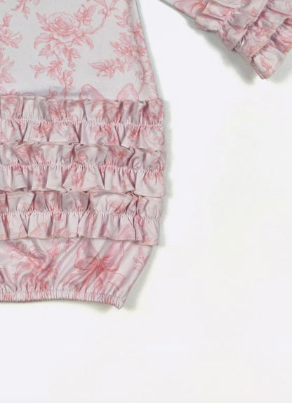 Clothing for Baby Girl - Rouge Waverly Baby Gown fits Newborn to 3 Months