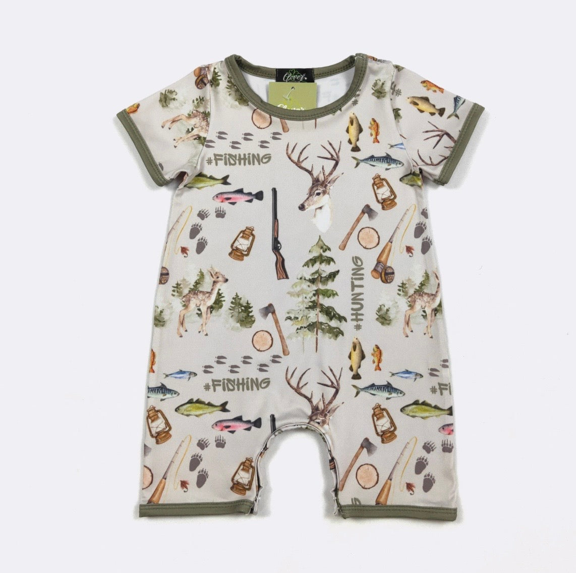 Clothing for Baby Boy - Hunting & Fishing Boy Romper
