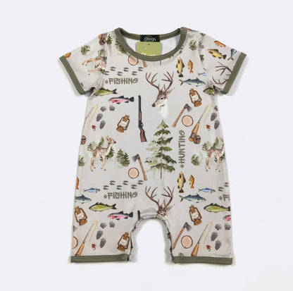 Clothing for Baby Boy - Hunting & Fishing Boy Romper