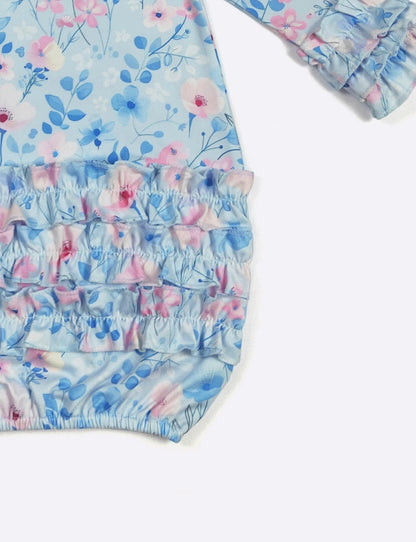 Clothing for Baby Girl - Winter Blues Baby Gown fits Newborn to 3 Months