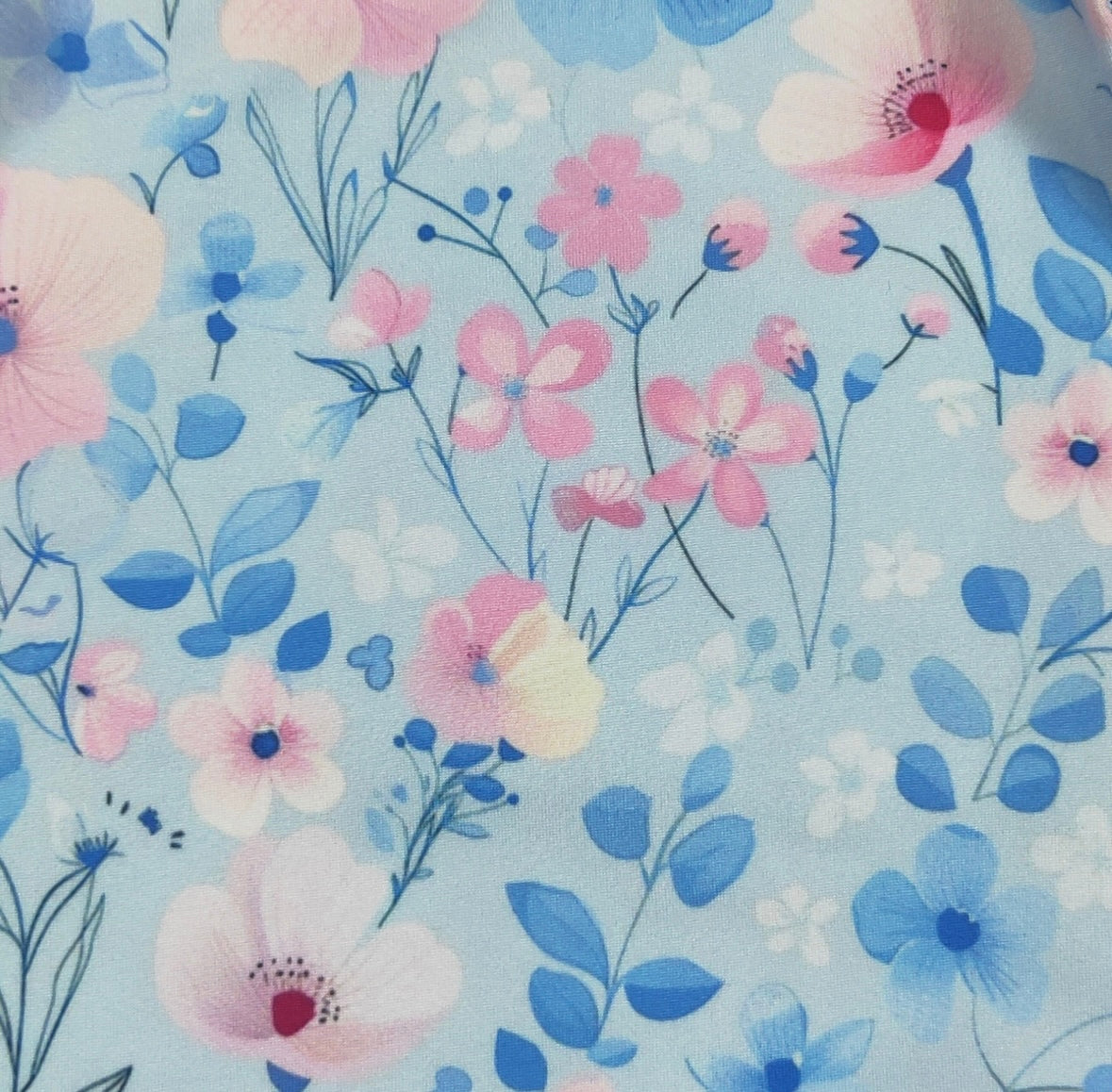 Clothing for Baby Girl - Winter Blues Baby Gown fits Newborn to 3 Months