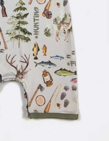 Clothing for Baby Boy - Hunting & Fishing Boy Romper