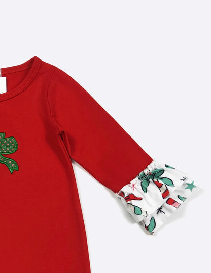 Clothing for Baby Girl - Candy Christmas Baby Romper-embroidery