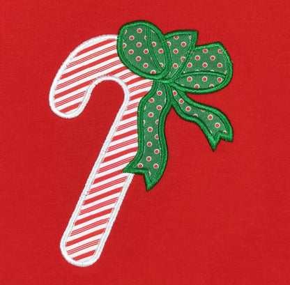 Clothing for Baby Girl - Candy Christmas Baby Romper-embroidery