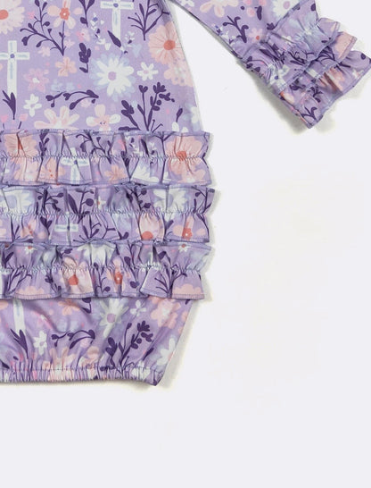 Clothing for Baby Girl - Lavender Grace Baby Gown