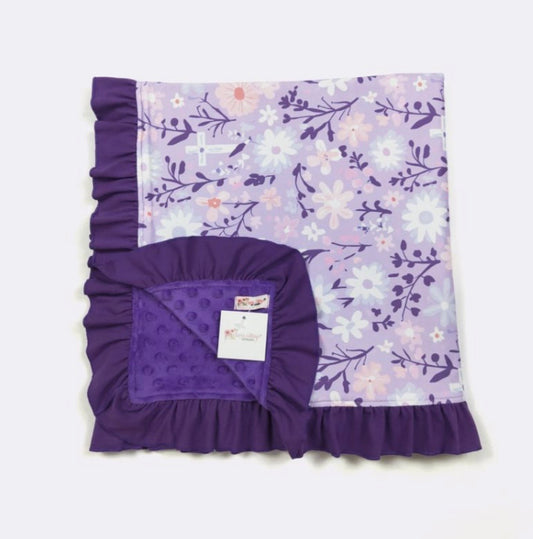 Baby Blanket - Lavender Grace