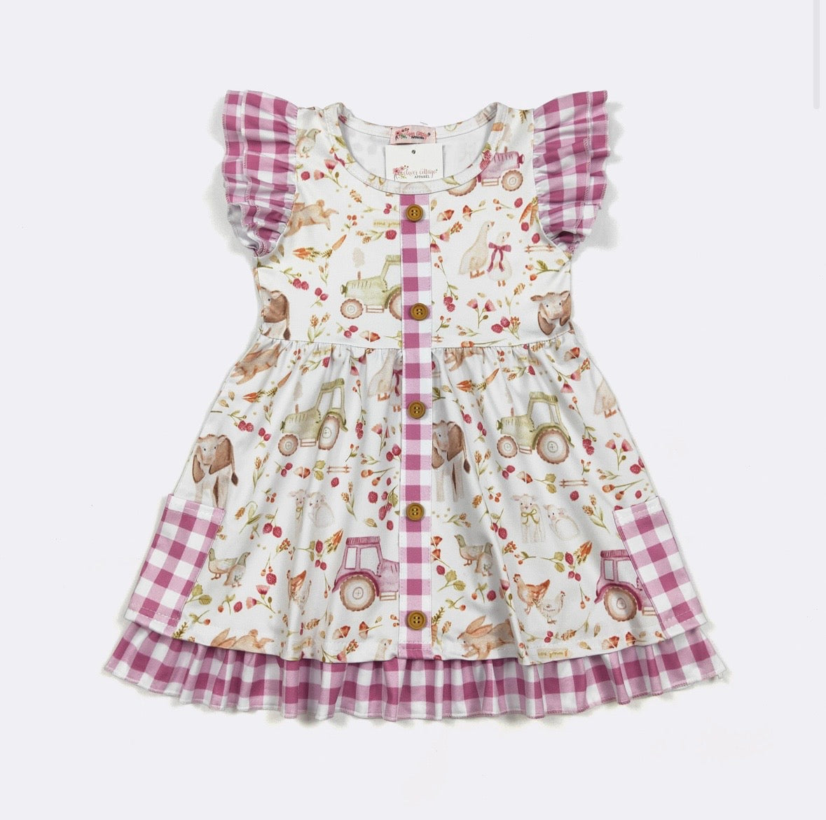 Clothing for Baby Girl - Raspberry Farm Girls Dress