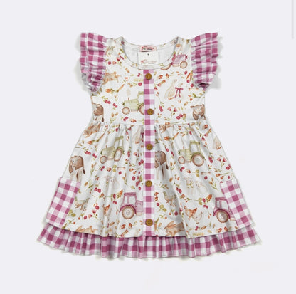 Clothing for Baby Girl - Raspberry Farm Girls Dress