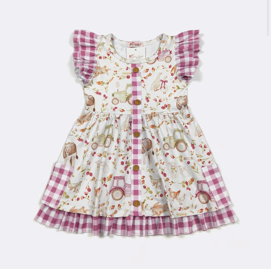 Clothing for Baby Girl - Raspberry Farm Girls Dress