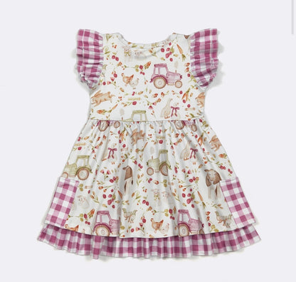 Clothing for Baby Girl - Raspberry Farm Girls Dress