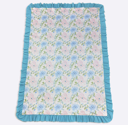 Baby Blanket - Cotton Candy Poppy