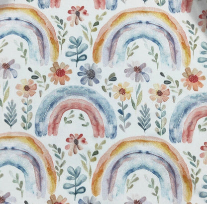 Clothing for Baby Girl - Watercolor Rainbow Baby Gown
