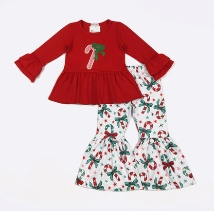 Clothing for Toddler Girl - Candy Christmas Girls Set
