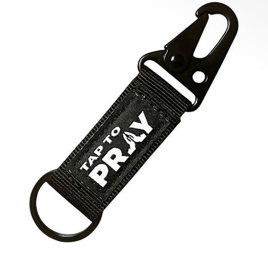 Tap To Pray® Tactical Carabiner Keychain - available in 6 colors