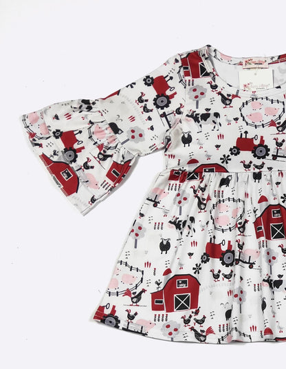 Clothing for Toddler Girl - Red Barn Girls Set
