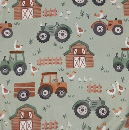 Clothing for Baby Boy - Green Gander Farm Baby Knotted Gown
