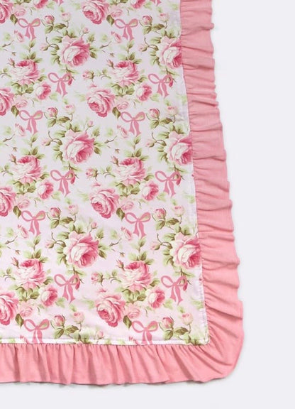 Baby Blanket - Raspberry Rose