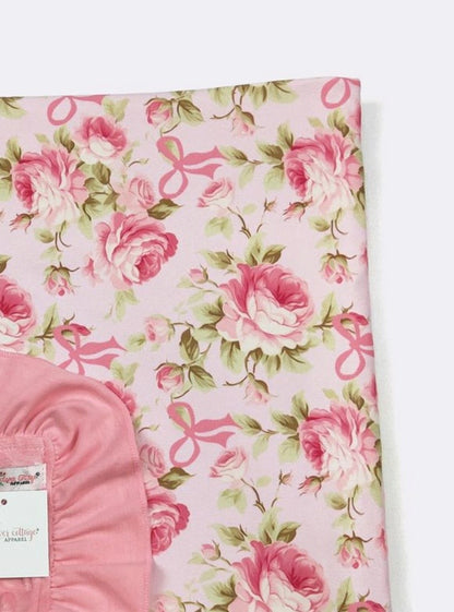 Baby Blanket - Raspberry Rose