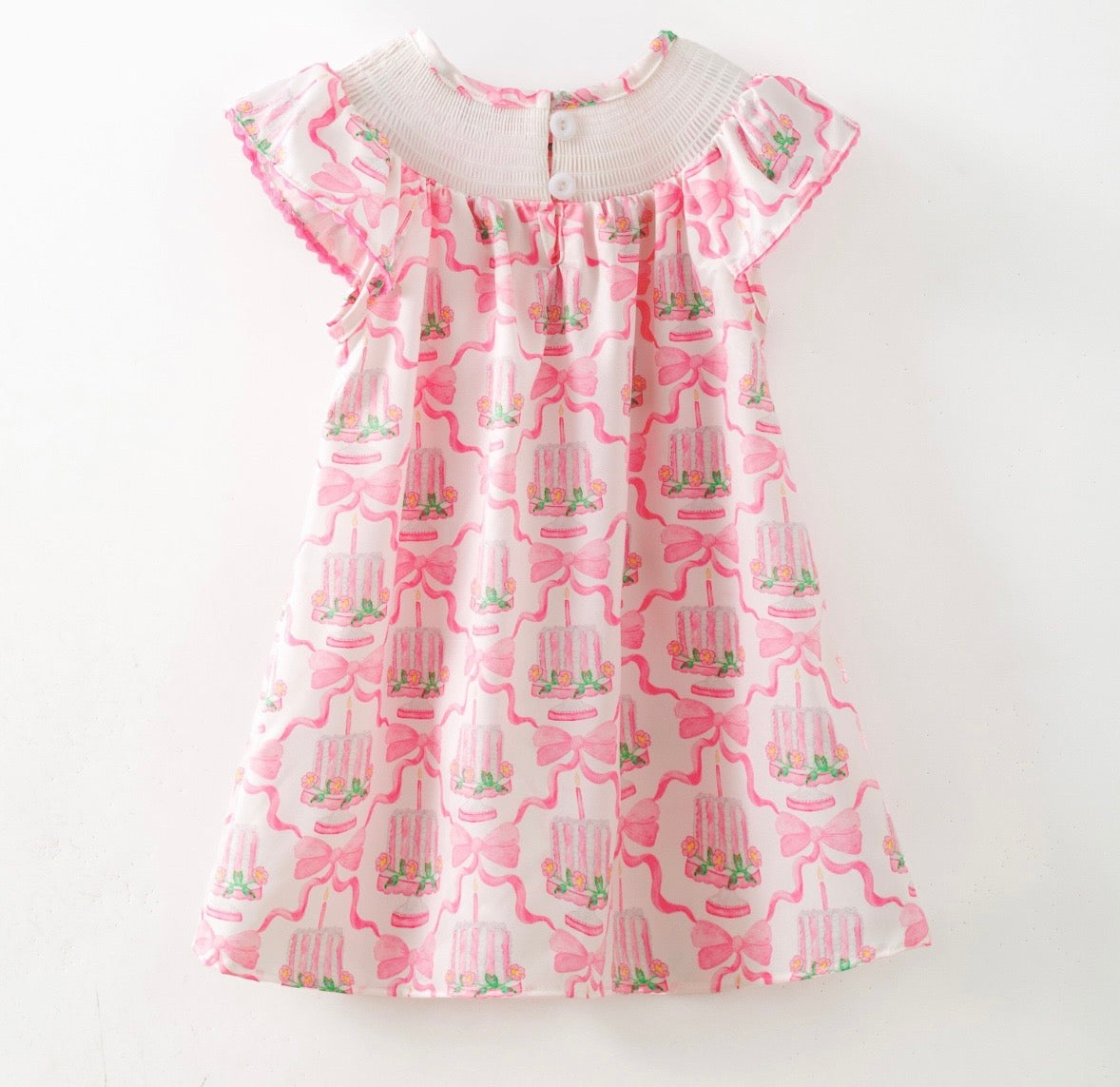Clothing for Baby Girl - Birthday Smocked Girls Dress