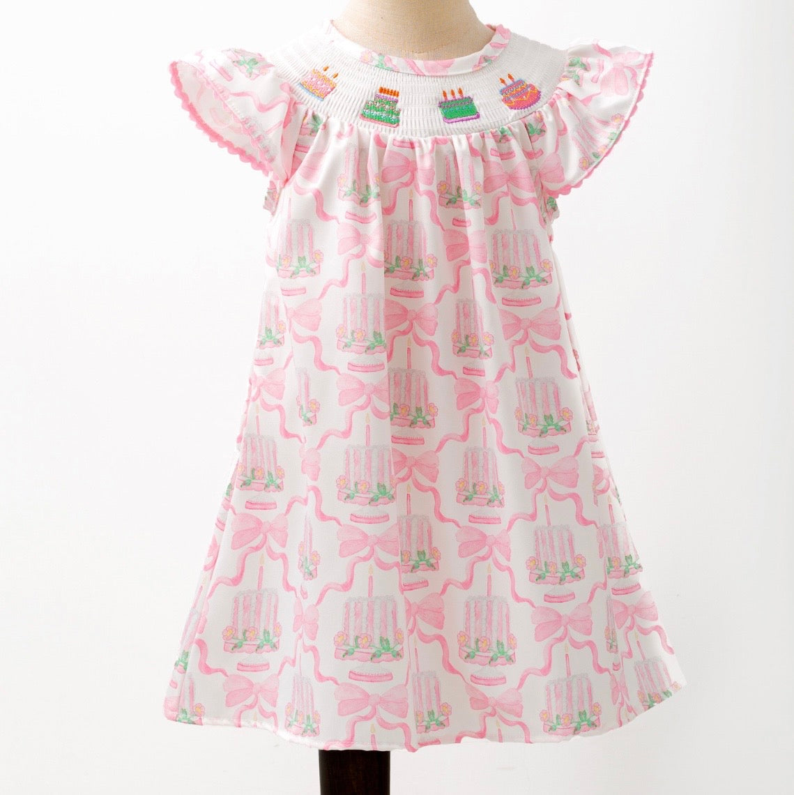 Clothing for Baby Girl - Birthday Smocked Girls Dress