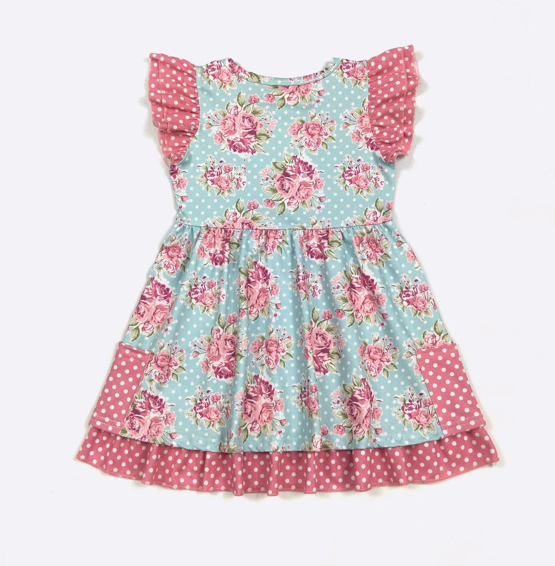 Clothing for Baby Girl - Polka Dot Blossom Girls Dress