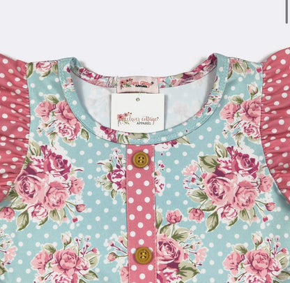 Clothing for Baby Girl - Polka Dot Blossom Girls Dress
