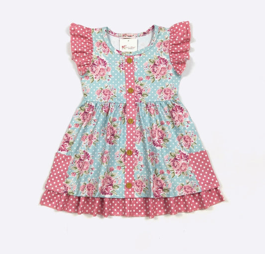 Clothing for Baby Girl - Polka Dot Blossom Girls Dress