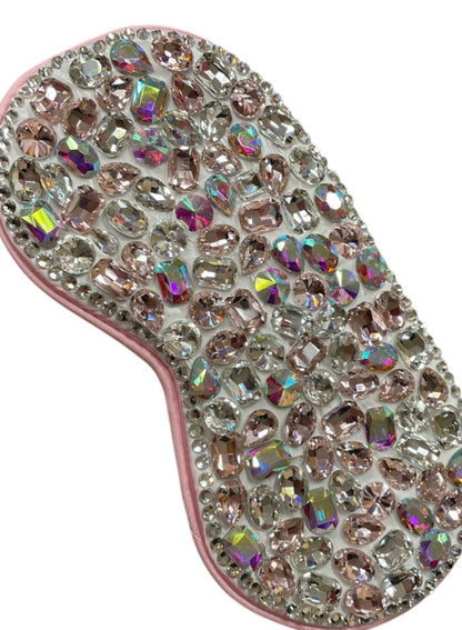 Bling Bling!! Large Rhinestone Sleep Mask - available in multiple colors