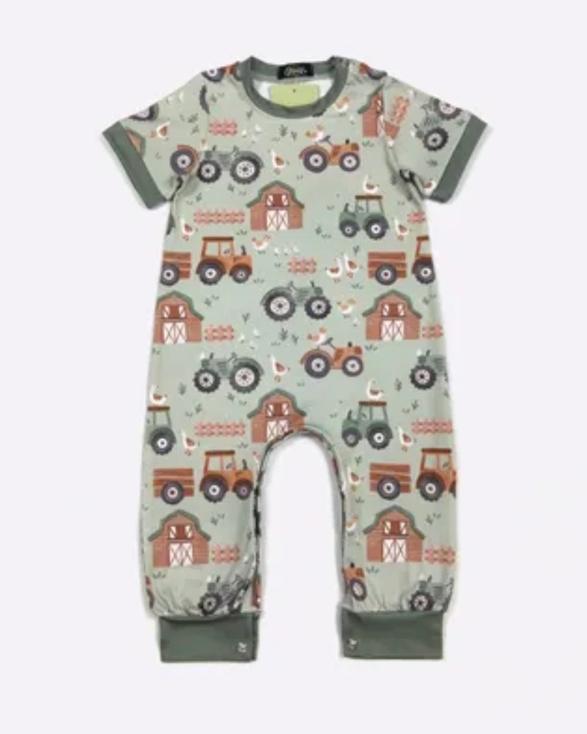 Clothing for Baby Boy - Tractor Time Boy Romper
