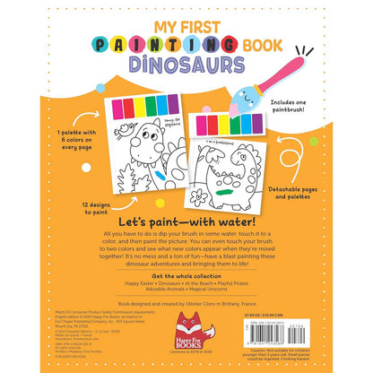 My First Painting Book: Dinosaurs - Palette On Pages